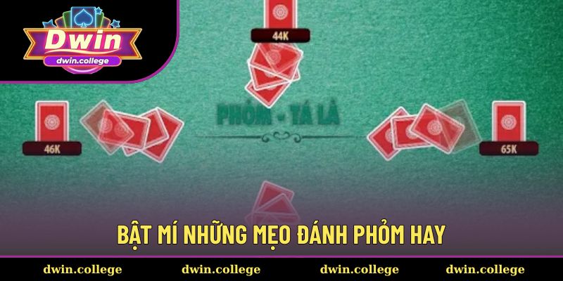 Mẹo Đánh Phỏm - Kỹ Thuật Chơi Bài Thông Minh Cần Biết 2 Cập nhật những chiến thuật hữu ích