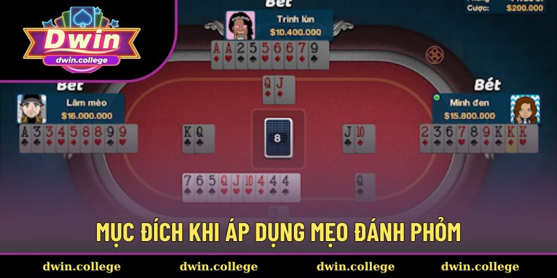 Mẹo Đánh Phỏm - Kỹ Thuật Chơi Bài Thông Minh Cần Biết 1 Tại sao nên áp dụng mẹo đánh phỏm?